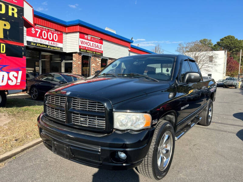 2005 Dodge Ram 1500 for sale at HW Auto Wholesale in Norfolk VA