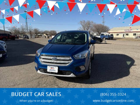 2019 Ford Escape for sale at BUDGET CAR SALES in Amarillo TX