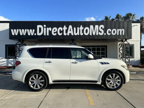 2011 Infiniti QX56 for sale at Direct Auto in D'Iberville MS