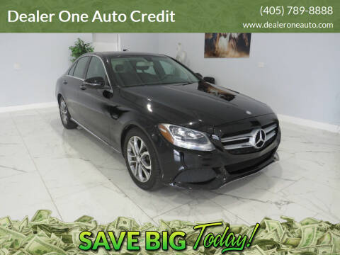 2017 Mercedes-Benz C-Class for sale at Dealer One Auto Credit in Oklahoma City OK