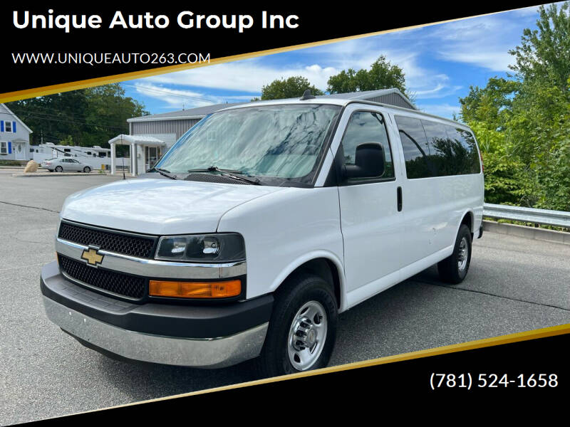 2016 Chevrolet Express Passenger for sale at Unique Auto Group Inc in Whitman MA