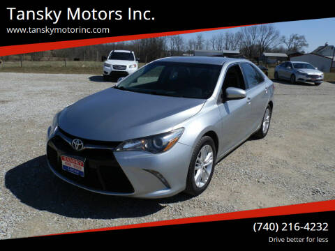 2017 Toyota Camry for sale at Tansky Motors Inc. in Rockbridge OH