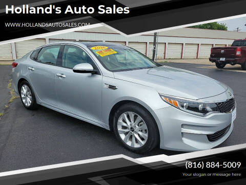 2016 Kia Optima for sale at Holland's Auto Sales in Harrisonville MO