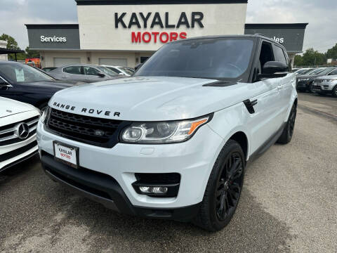 2017 Land Rover Range Rover Sport for sale at KAYALAR MOTORS in Houston TX