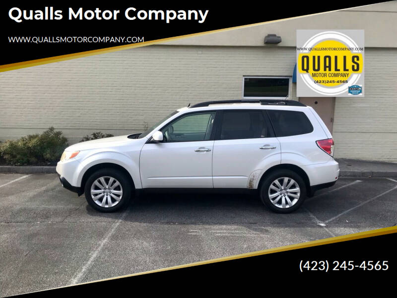 2013 Subaru Forester for sale at Qualls Motor Company in Kingsport TN