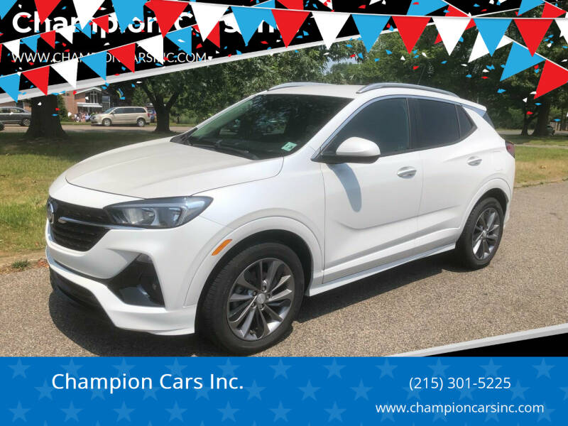 2021 Buick Encore GX for sale at Champion Cars Inc. in Philadelphia PA
