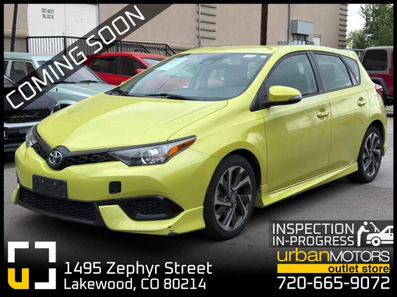 2017 Toyota Corolla iM