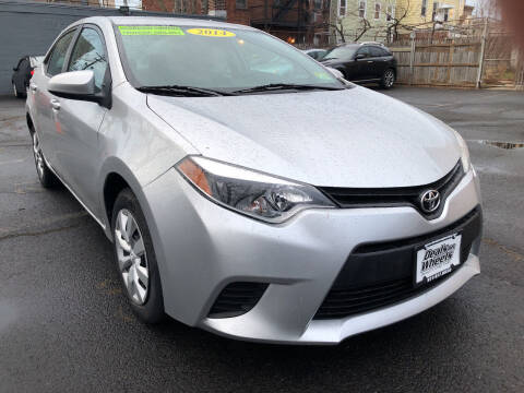 2014 Toyota Corolla for sale at DEALS ON WHEELS in Newark NJ