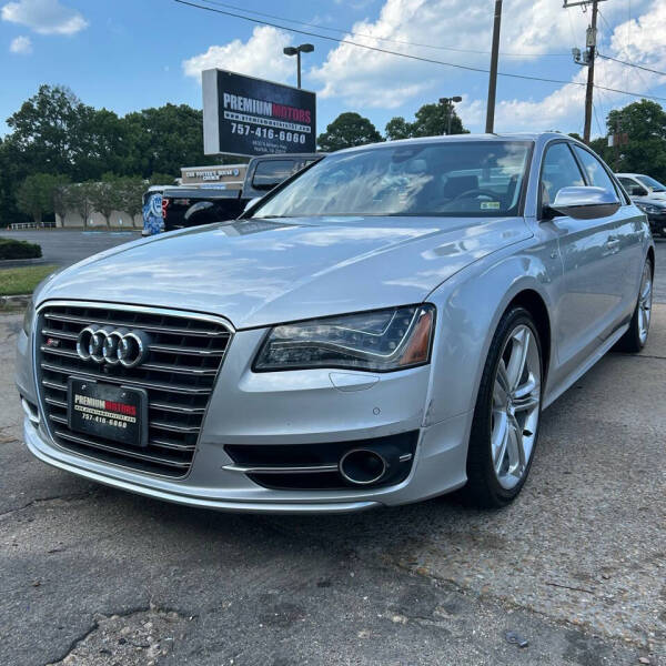 2013 Audi S8 for sale at Premium Motor's LLC in Norfolk VA