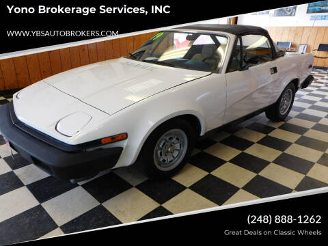 1979 Triumph TR7 for sale at Yono Brokerage Services, INC in Farmington MI