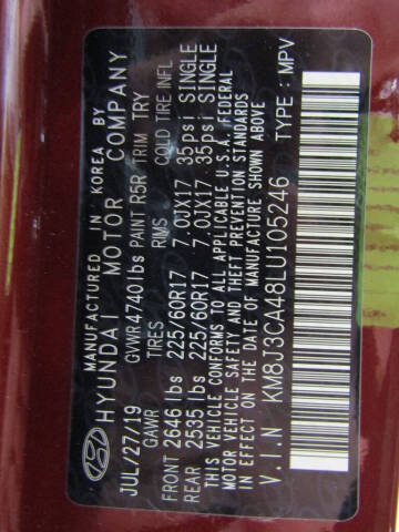 2020 Hyundai Tucson Value