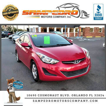 2014 Hyundai Elantra for sale at SAMPEDRO MOTORS COMPANY INC in Orlando FL