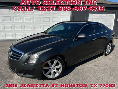 2014 Cadillac ATS for sale at Auto Selection Inc. in Houston TX