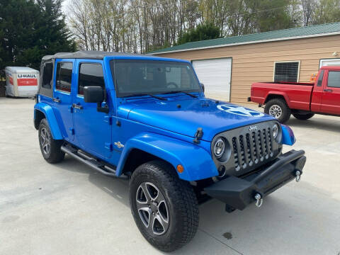 2014 Jeep Wrangler Unlimited for sale at C & C Auto Sales & Service Inc in Lyman SC