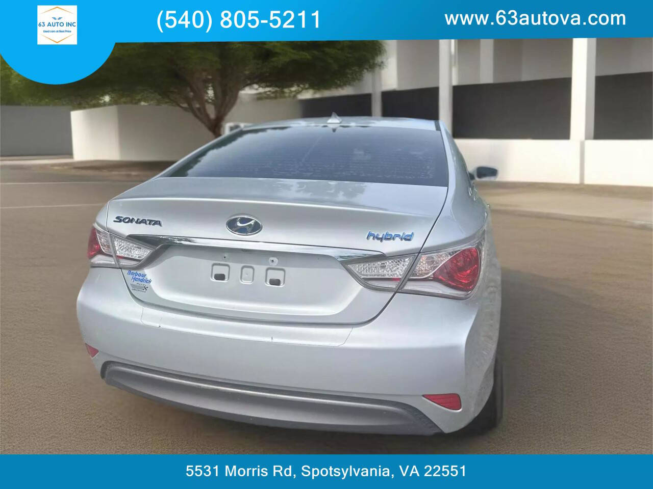 2015 Hyundai SONATA Hybrid for sale at 63 Auto Inc in Spotsylvania, VA