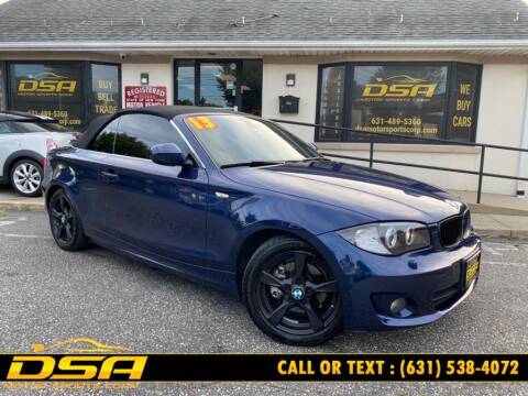 2013 BMW 1 Series for sale at DSA Motor Sports Corp in Commack NY