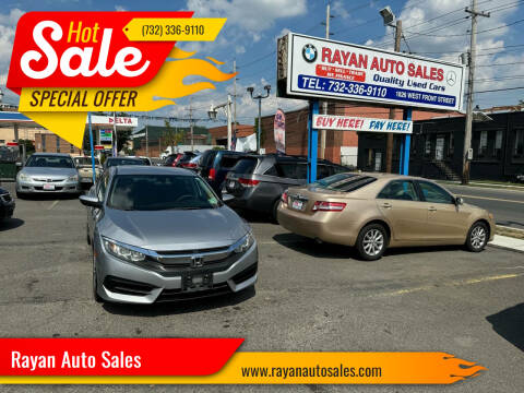 2016 Honda Civic for sale at Rayan Auto Sales in Plainfield NJ