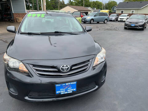 2013 Toyota Corolla for sale at DISCOVER AUTO SALES in Racine WI