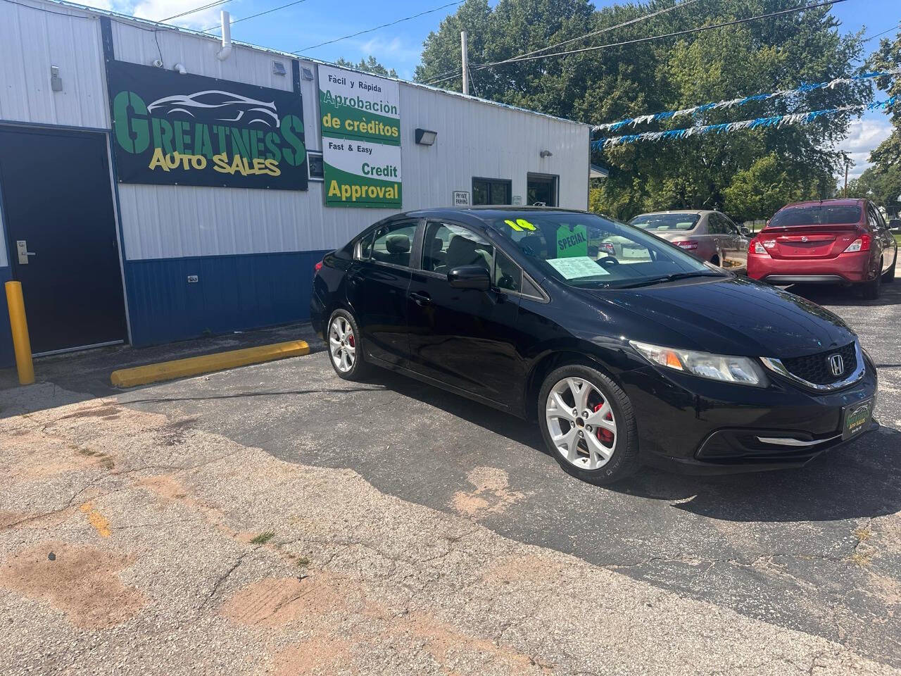 2014 Honda Civic for sale at GREATNESS AUTO SALES in Green Bay, WI