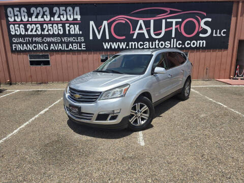 2015 Chevrolet Traverse for sale at MC Autos LLC in Pharr TX