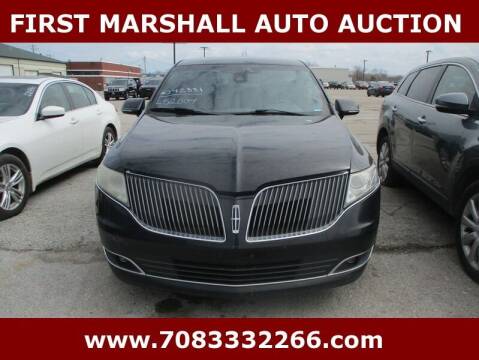 2013 Lincoln MKT Town Car for sale at First Marshall Auto Auction in Harvey IL