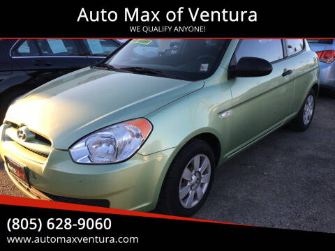 2007 Hyundai Accent for sale at Auto Max of Ventura in Ventura CA