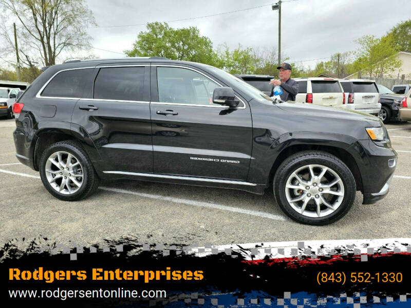 2015 Jeep Grand Cherokee for sale at Rodgers Wranglers in North Charleston SC