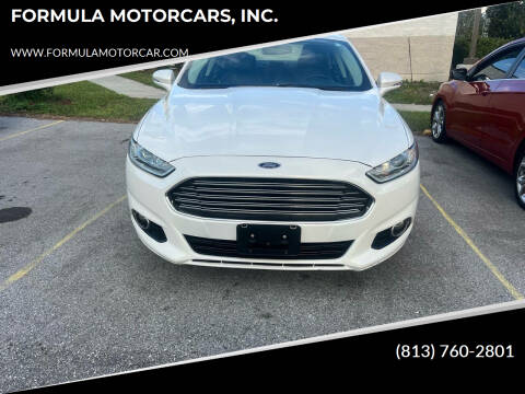 2014 Ford Fusion for sale at FORMULA MOTORCARS, INC. in Tampa FL