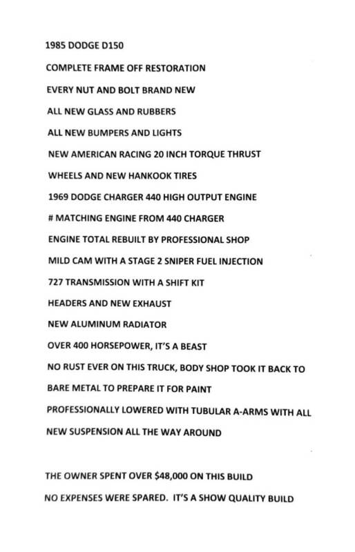 1985 Dodge RAM 150