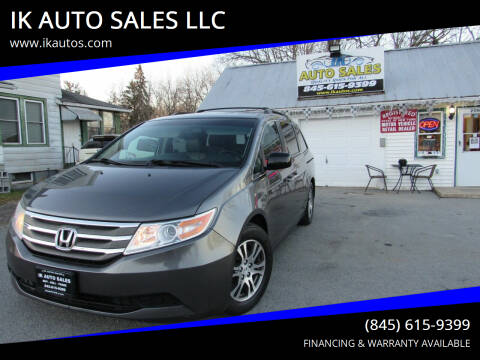 2012 Honda Odyssey for sale at IK AUTO SALES LLC in Goshen NY