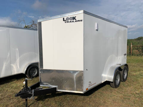2023 Look Trailers 7X12+V for sale at Trophy Trailers in New Braunfels TX