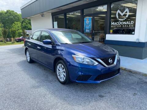 2019 Nissan Sentra for sale at MacDonald Motor Sales in High Point NC