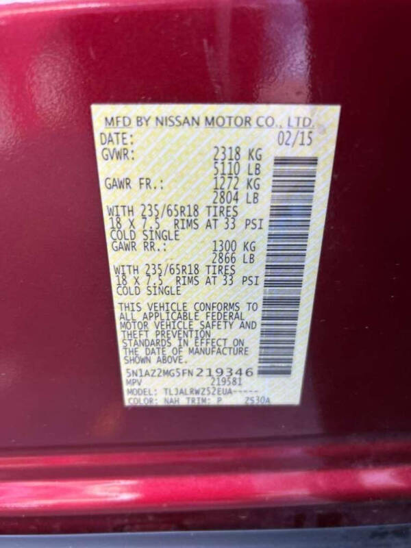 2015 Nissan Murano SL