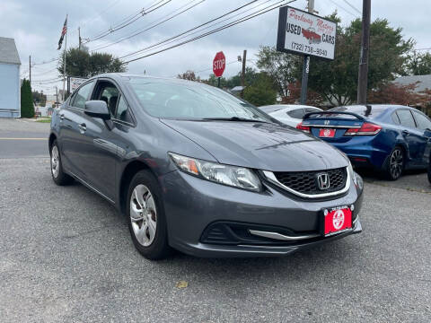 2013 Honda Civic for sale at PARKWAY MOTORS 399 LLC in Fords NJ