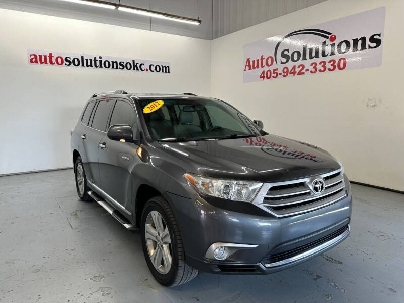 2012 Toyota Highlander for sale at Auto Solutions in Warr Acres OK