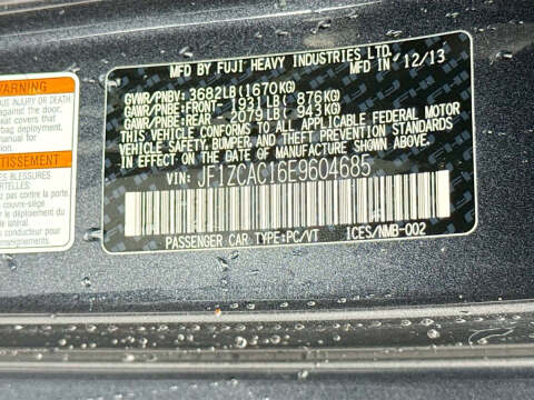 2014 Subaru BRZ Limited