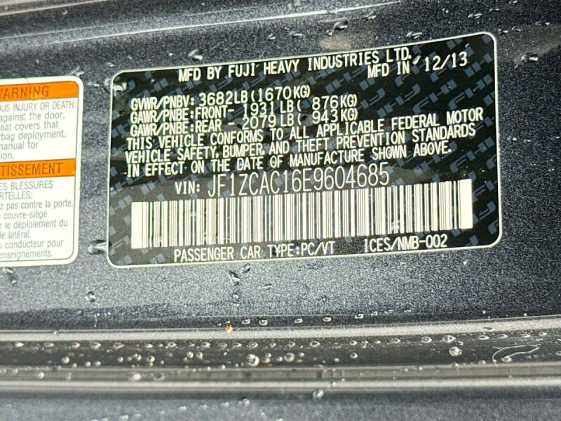 2014 Subaru BRZ Limited