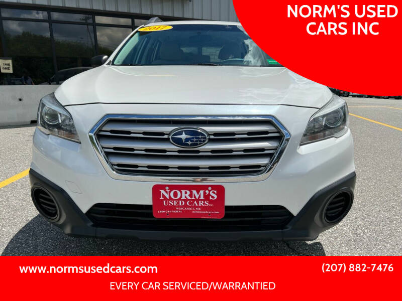 2017 Subaru Outback for sale at NORM'S USED CARS INC in Wiscasset ME