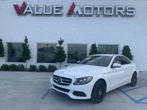2015 Mercedes-Benz C-Class for sale at Value Motors Company in Marrero LA