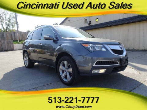 2011 Acura MDX for sale at Cincinnati Used Auto Sales in Cincinnati OH