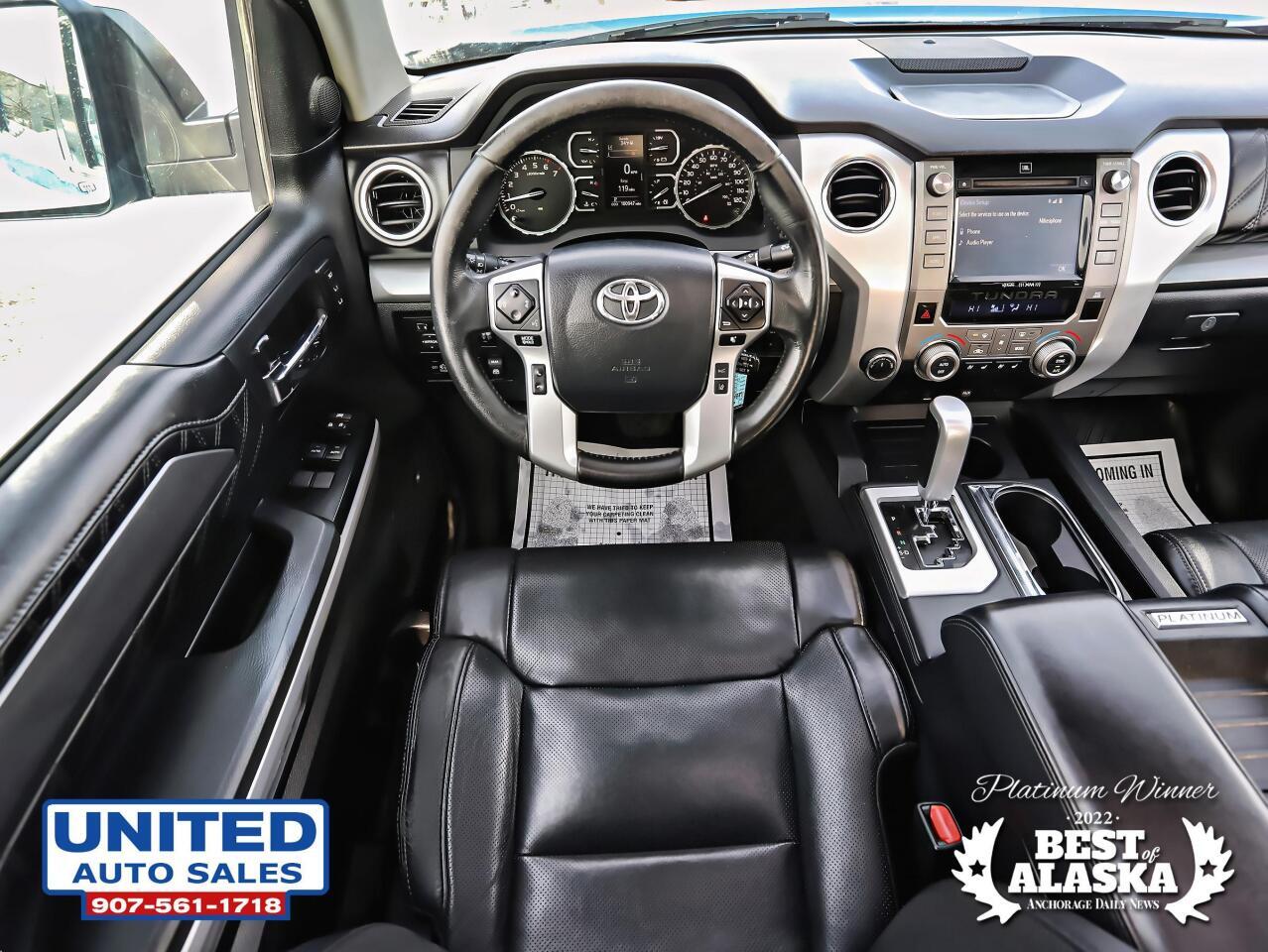 2018 Toyota Tundra Platinum 4x4 4dr CrewMax Cab Pickup SB (5.7L V8) 86