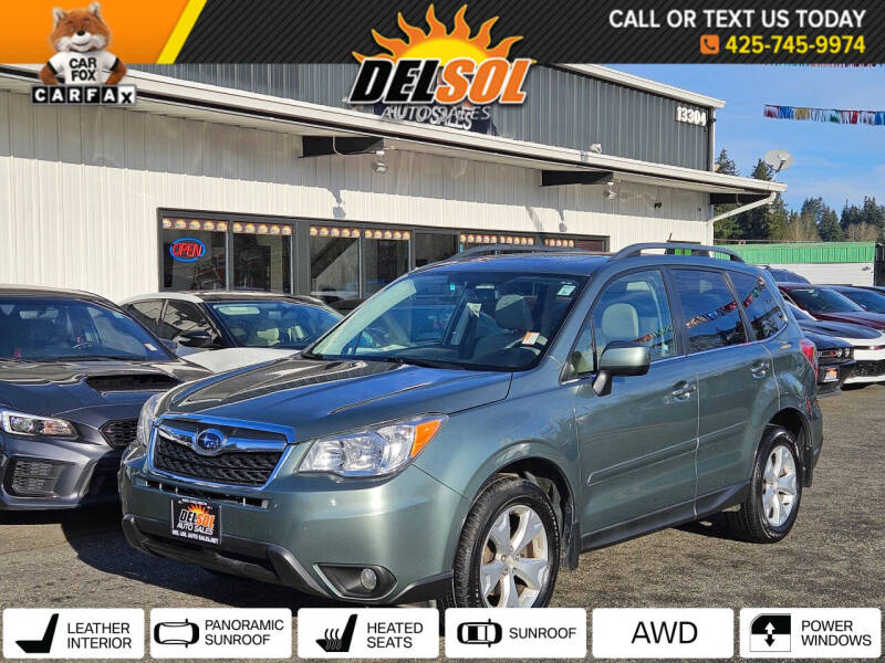 2015 Subaru Forester for sale at Del Sol Auto Sales in Everett WA