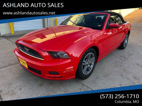 2013 Ford Mustang for sale at ASHLAND AUTO SALES in Columbia MO