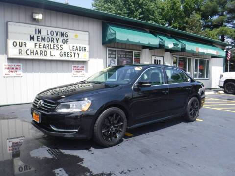 2014 Volkswagen Passat for sale at GRESTY AUTO SALES in Loves Park IL
