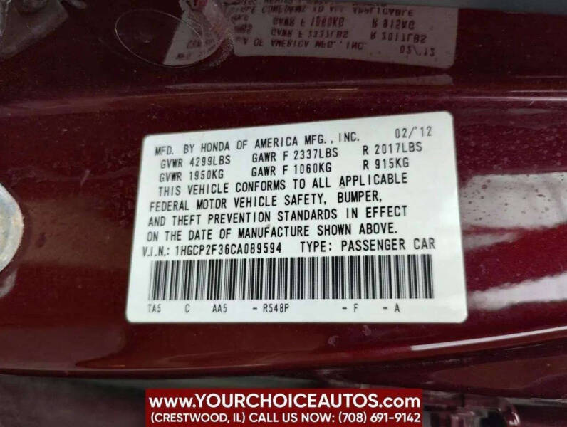 2012 Honda Accord LX