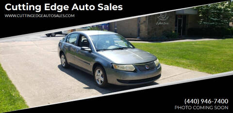2007 Saturn Ion for sale at Cutting Edge Auto Sales in Willoughby OH