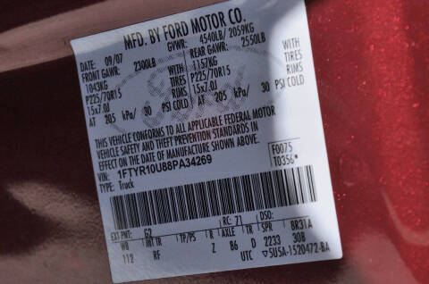 2008 Ford Ranger SPORT