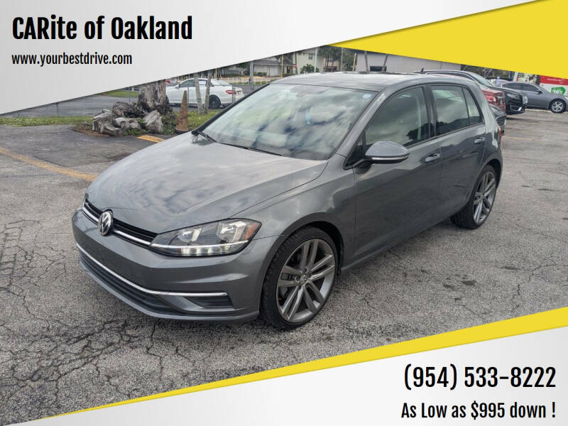 2021 Volkswagen Golf for sale at CARite of Oakland in Oakland Park FL