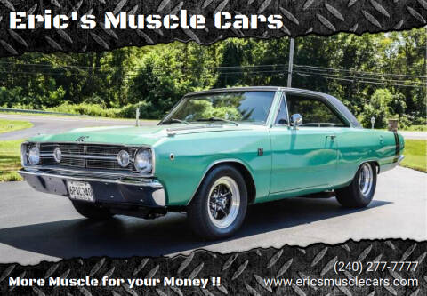 1968 Dodge Dart for sale at Eric's Muscle Cars in Clarksburg MD