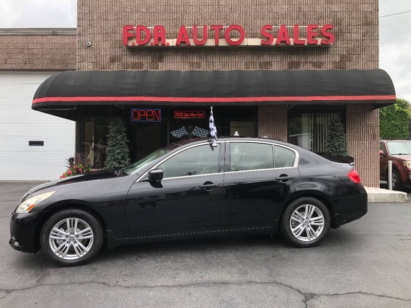 2013 Infiniti G37 Sedan for sale at F.D.R. Auto Sales in Springfield MA